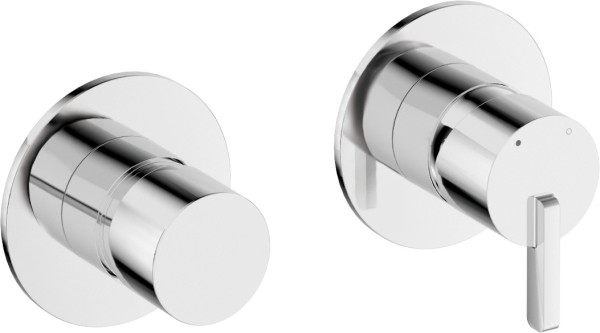 Neuesbad Serie 600 Wannenarmatur Unterputz, mit Umstellung, Oberfläche: chrom