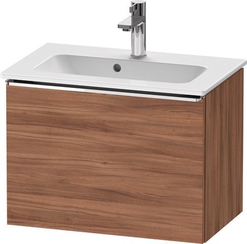 Duravit D-Neo Waschtischunterbau wandhängend Nussbaum Matt 610x372x440 mm - DE4268010790000
