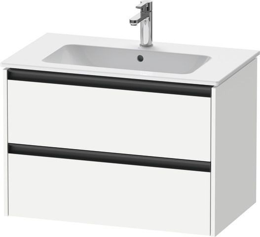 Duravit Ketho.2 Waschtischunterbau wandhängend Weiß Matt 810x480x550 mm - K25263018180000
