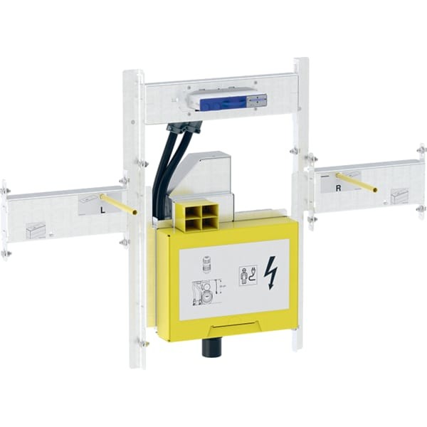 Geberit GIS Set Geberit ONE Waschtisch für ONE Wandarmatur, mit UP-Drehsiphon B90, 461472001