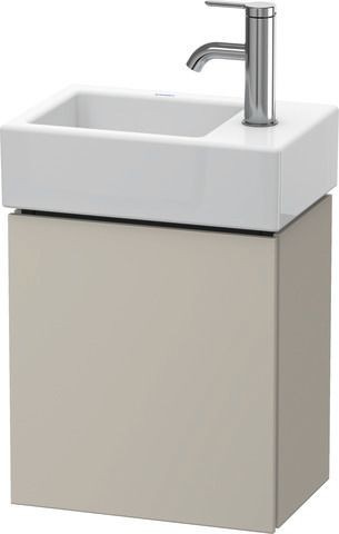 Duravit L-Cube Waschtischunterbau wandhängend Taupe Matt 364x241x400 mm - LC6293R9191