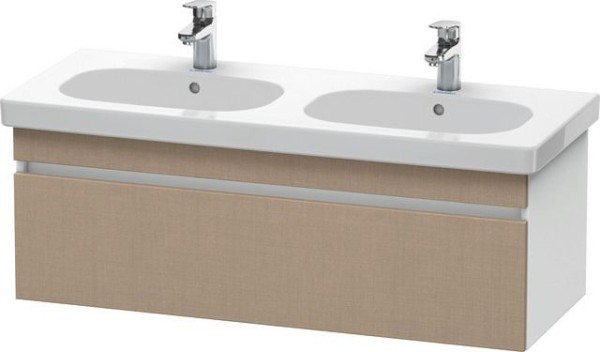 Duravit DuraStyle Waschtischunterbau wandhängend Leinen & Weiß Matt 1150x453x398 mm - DS638607518