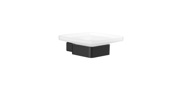 emco loft Seifenhalter Glasteil satiniert, schwarz, 053013300
