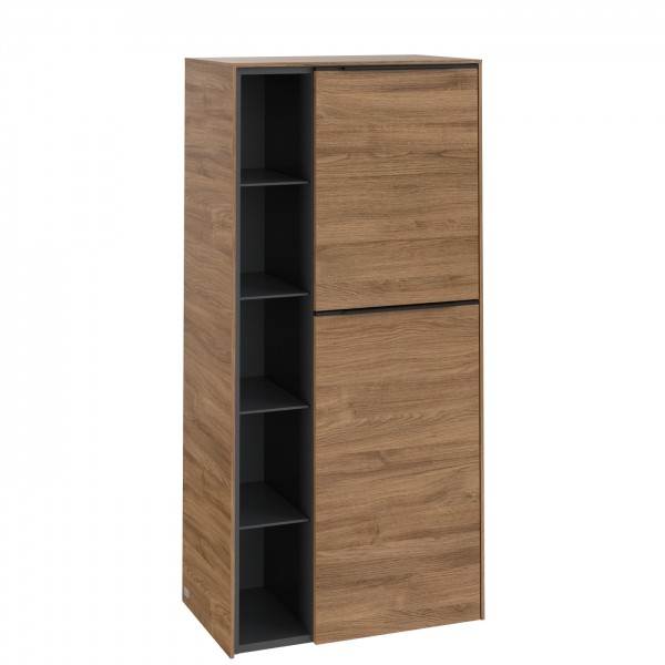 Villeroy & Boch Subway 3.0 Mittelschrank, 2 Türen, 574 x 1200 x 346,5 mm, Kansas Oak / Kansas Oak