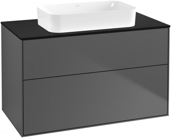 Villeroy & Boch Waschtischunterschrank Finion F64 1000x603x501mm WT mittig , F64200GK