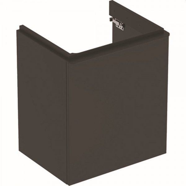 Geberit Smyle Square Unterschrank für Waschtisch, m. 1 Tür re 53,6x61,7x43,3cm, lava, 500365JK1