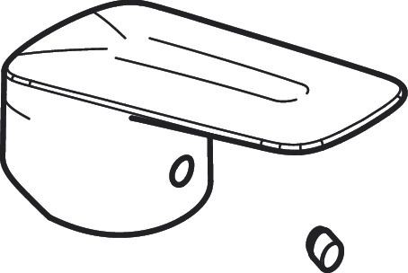 Hansgrohe Griff für Waschtischmischer, Mattschwarz, 94376670
