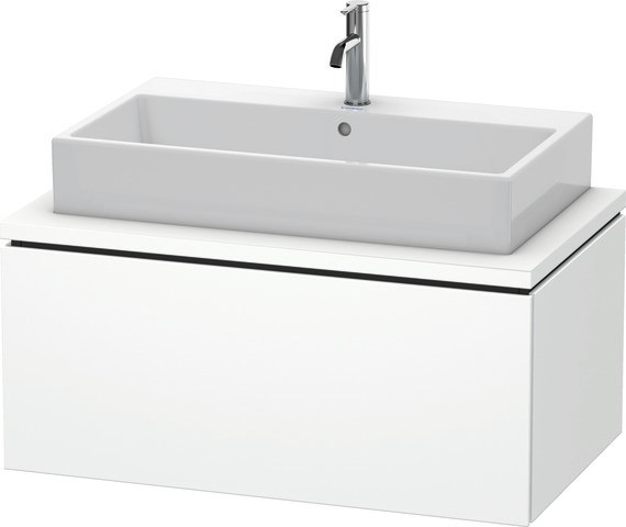 Duravit L-Cube Konsolenwaschtischunterbau wandhängend Weiß Matt 920x547x400 mm - LC581301818