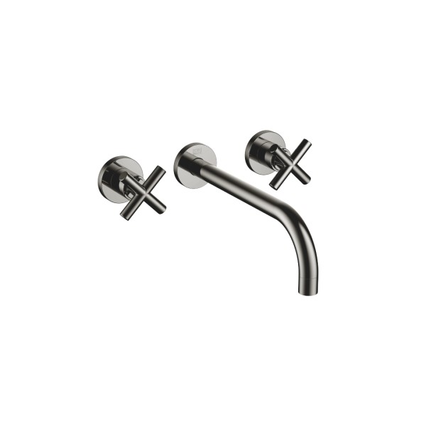 Dornbracht Waschtisch-Wandbatterie ohne Ablaufgarnitur TARA 36717892 Dark Chrome