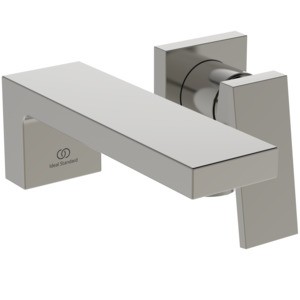 Ideal Standard Wand-Waschtischarmatur Extra Ausladung 160mm Silver Storm, BD509GN
