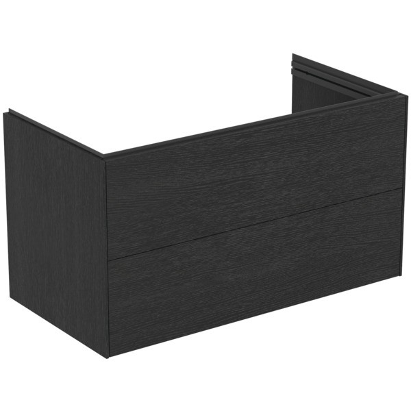 Ideal Standard Möbelwaschtischunterschrank Conca 1000x505mm 2 Auszüge Eiche geflammt, T5580Y4