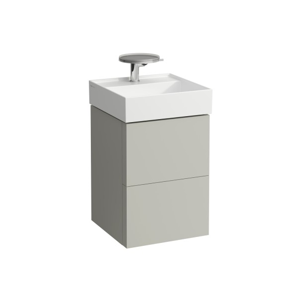 LAUFEN Waschtischunterschrank Kartell f.WT H815331 2 Schubladen 600x440x450 kieselgrau, H40750803364