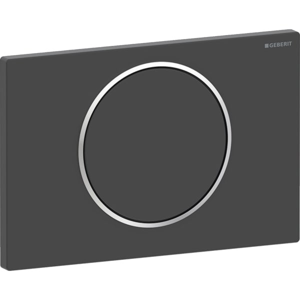 Geberit Geberit Betätigungsplatte Sigma10 für Spül-Stopp-Sp. mattschwarz, 115758145