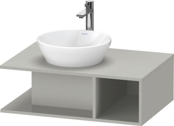 Duravit D-Neo Konsolenwaschtischunterbau wandhängend Betongrau Matt 800x550x260 mm - DE492800707