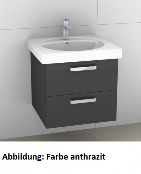 Artiqua 413 Waschtischunterschrank für Preciosa 253200, 253220 Riviera Eiche quer NB, 413-WU2L-K35-7