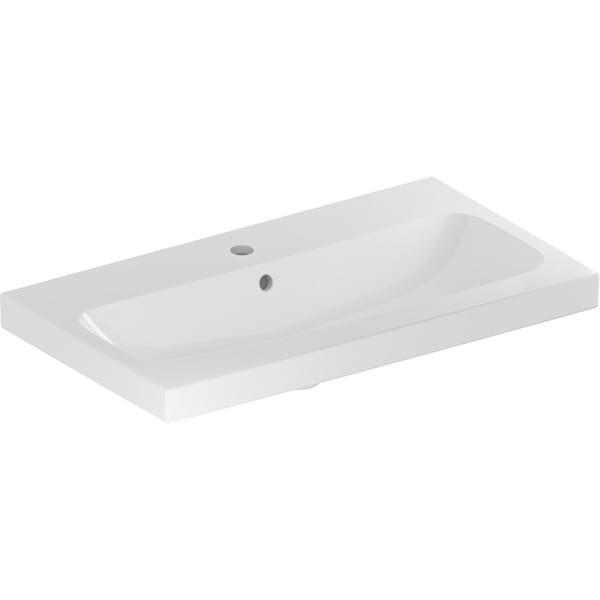 Geberit iCon Light Waschtisch 75x42cm, verkürzte Ausladung