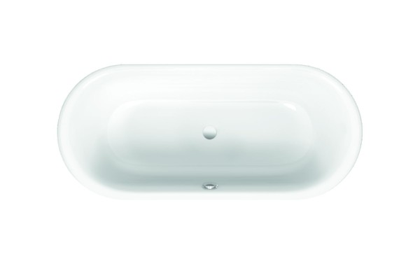 Bette Lux Oval Badewanne 3466, 180x80x45 cm snow, 3466-440