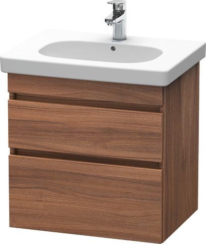 Duravit DuraStyle Waschtischunterbau wandhängend Nussbaum Matt 600x453x610 mm - DS648307979