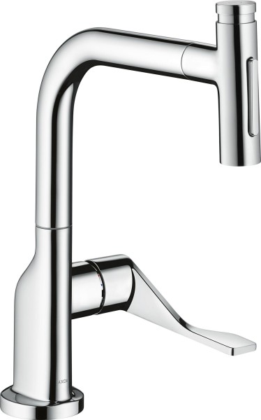 Hansgrohe Spültischmischer 230 Select 2jet Axor Citterio Ausziehbrause sBox chrom, 39862000