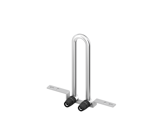 Tece logo-Push Heizkörper-Montagegarnitur für Ventilkompakt-HK, Wandm. Dim. 16, 8740406 8740406