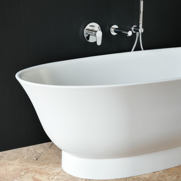 LAUFEN Freistehende Badewanne, THE NEW CLASSIC 1900x900x580 Sentec weiß, H2208520000001