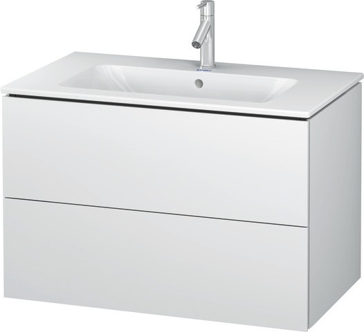Duravit L-Cube Waschtischunterbau wandhängend Weiß Matt 820x481x550 mm - LC624101818