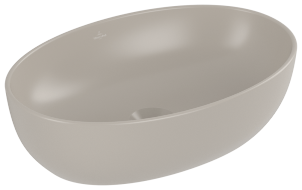 Villeroy & Boch Aufsatzwaschbecken Artis 438848 480x325mm Oval ohne Überlauf Almond CeramicPlus