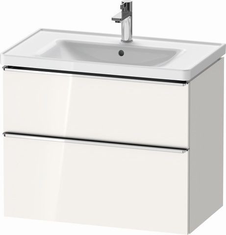 Duravit D-Neo Waschtischunterbau wandhängend Weiß Hochglanz 784x452x625 mm - DE4355010220000