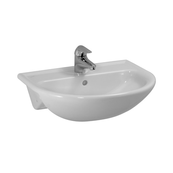 LAUFEN Halbeinbauwaschtisch LAUFEN Pro B 560x440, weiß, 81295.1, 8129510001041