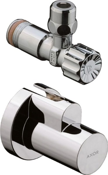 Hansgrohe Eckventil Axor brushed black chrome mit Schuber und Quetschverschraubung, 51307340