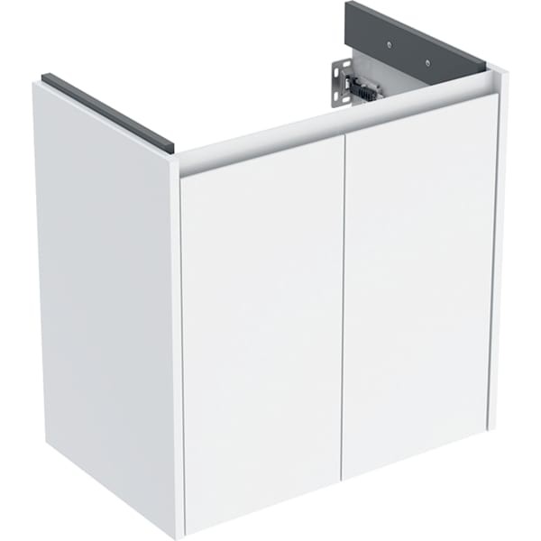Geberit Renova Compact Unterschrank für Waschtisch, mit zwei Türen: 59.1x60.6x36.4cm, 504085011