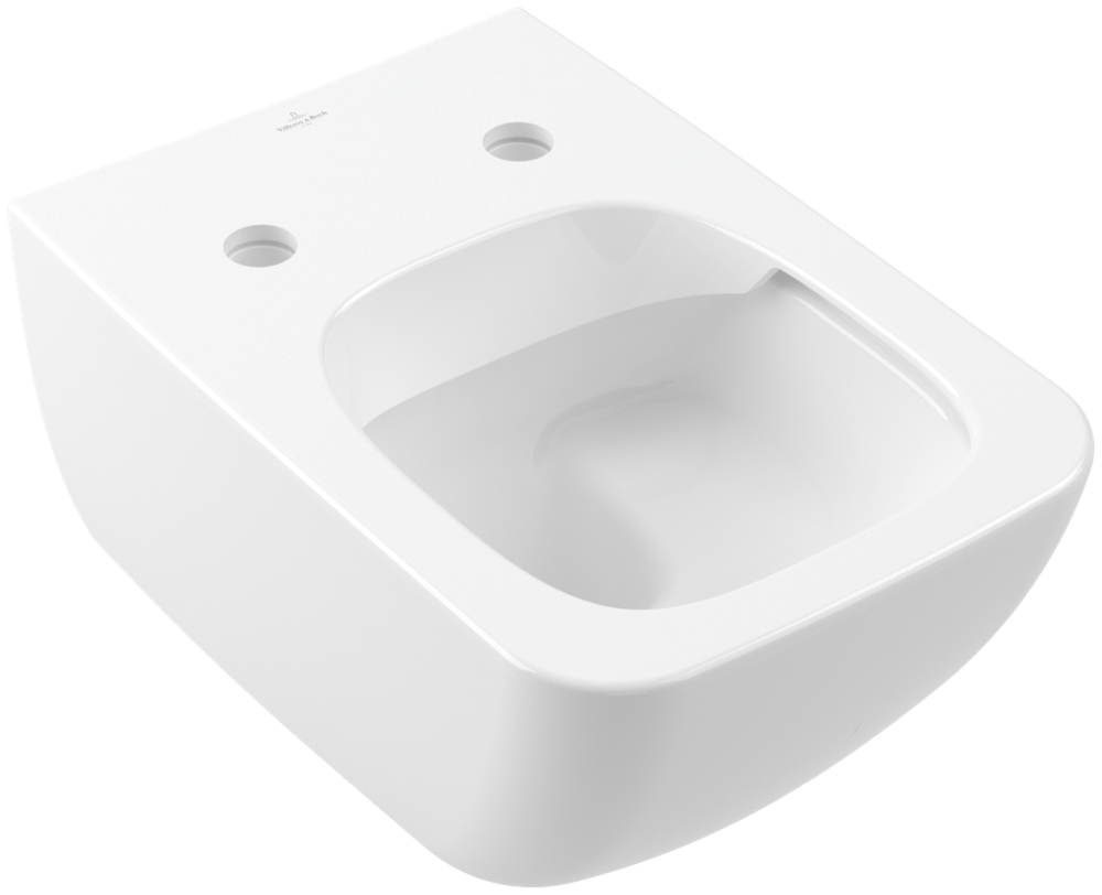 V&B Wand-WC, Tiefspüler VENTICELLO 37,5x56cm, D-Flush, spülrandlos, weiß