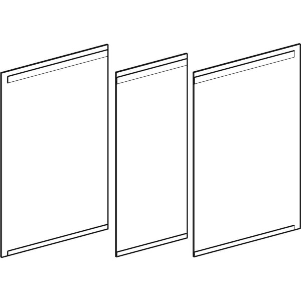Geberit Spiegeltüren Set, Option Spiegelschrank, Modell 800320, 595345000