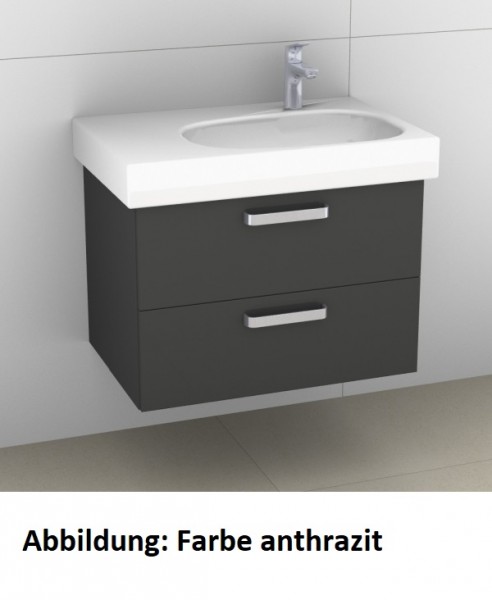 Artiqua 413 Waschtischunterschrank für Citterio 500546 ( ehem. 123675) Riviera Eiche quer NB, 413-WU