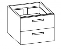 Artiqua COLLECTION 415 Artiqua COLLECTION 415 Waschtischunterschrank zu "Talux" 814673 B:580mm