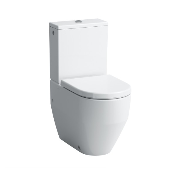 LAUFEN Tiefspuel-WC für Kombination Pro 650x360x430 spuelrandlos, weiss mit LCC