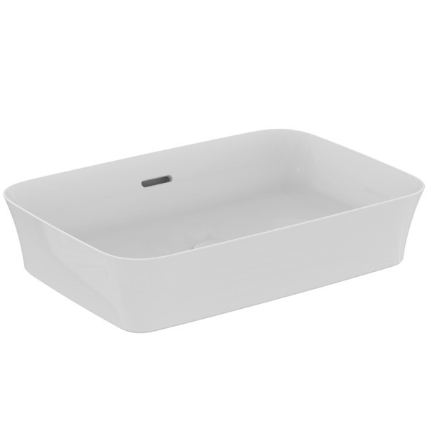 Ideal Standard Schale Ipalyss, ohne Hahnloch, mit Überlauf,