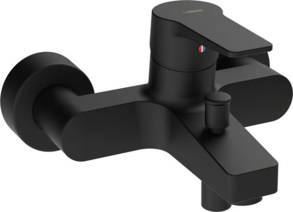 Hansa Wannenarmatur HANSATWIST 0974 Ausld. 162 mm DN15 Matt-Schwarz