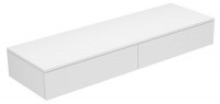 Keuco Sideboard Edition Keuco Sideboard Edition 400 31764, 2 Ausz., trüffel/Glas trüffel sat.,450, 31764170001