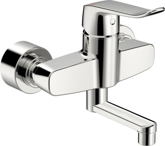 Hansa Waschtischarmatur HANSACLINICA 0152 Bed.he. lang Ausld. 177 mm DN15 chr
