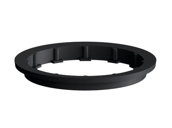 DALLMER Ausgleichsring , schwarz zu 54, 55, 57, 58, 61