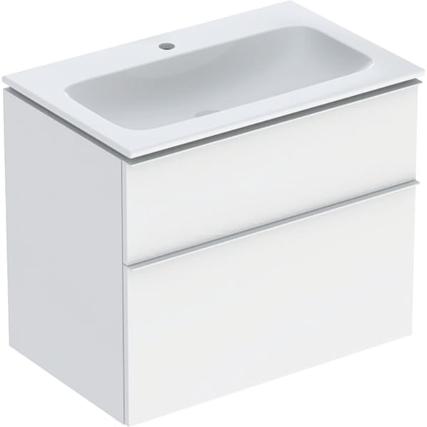 Geberit iCon Set Möbel-Waschtisch mit Unterschrank, 2 Schubladen