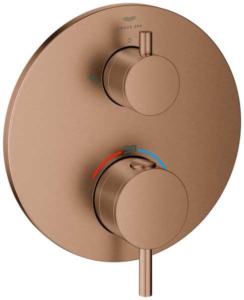 GROHE Thermostat-Brausearmatur Atrio 24358 FMS für 35604 2-Wege-Ums. warm sunset geb., 24358DL0