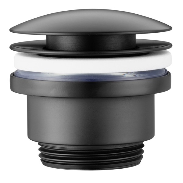 Avenarius Design-Schaftventil black,rund;DN 32,Ø 72 mm,ohne Verschluß,Linie Univ., 9004203040