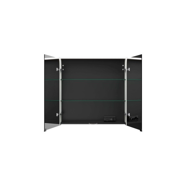 Burgbad Spiegelschrank Eqio 800x800x170 Weiß Hochglanz, SPGT080F2009
