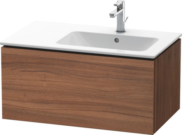 Duravit L-Cube Waschtischunterbau wandhängend Nussbaum Matt 820x481x400 mm - LC614107979
