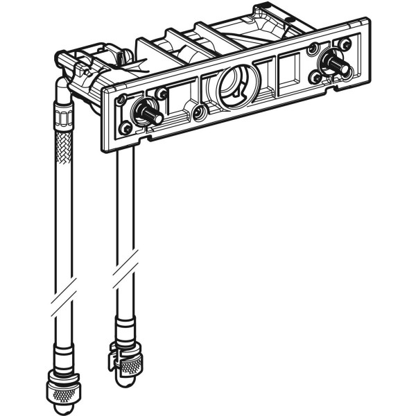 Geberit Ventilblock für Geberit ONE WT-Armatur Wandmontage, 244164001