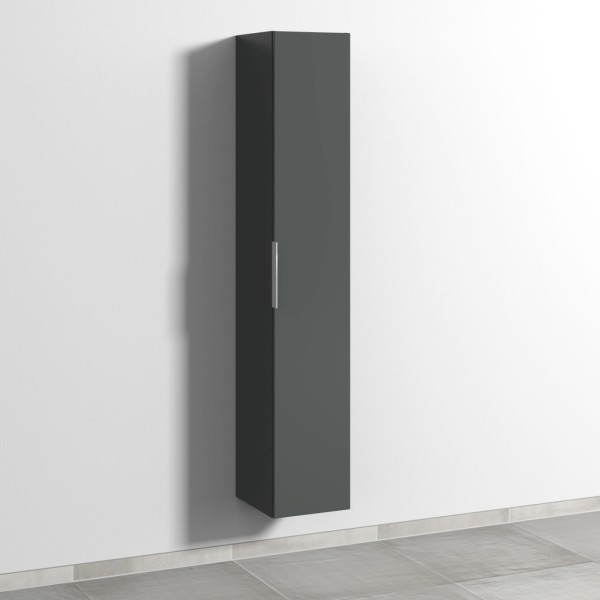 Sanipa 3way Hochschrank mit 1 Tür, Anthrazit-Matt