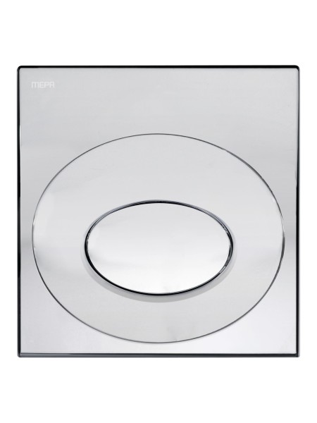 MEPA Frontplatte Urinal-Druckspüler MEPA Drop, Glanzchrom, 590002