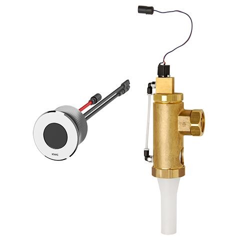 KWC Aquarotter WC-Spüler, F5, elek., DN20, Hinterwandmontage, f. Batt./Netzteil, 2030062326 2030062326